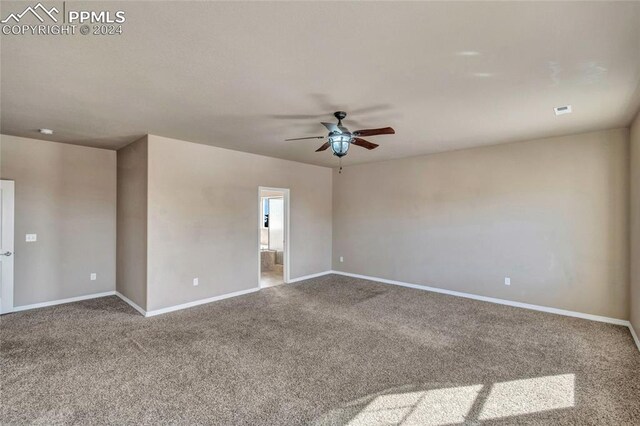 10978 Middlegate Ct, Peyton, CO 80831 - carpeted empty room with ceiling fan and baseboards