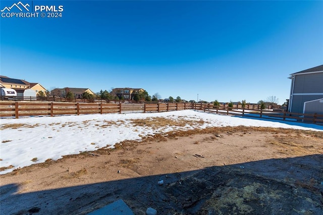 10978 Middlegate Ct, Peyton, CO 80831 - view of snowy yard