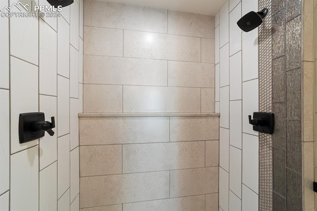 details featuring tiled shower