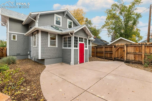 exterior space featuring a patio