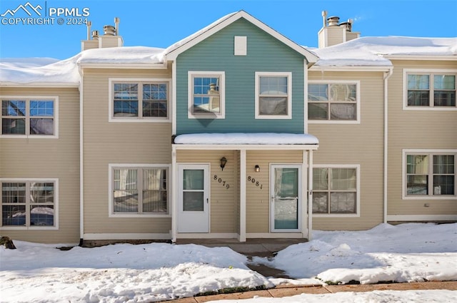 view of townhome / multi-family property