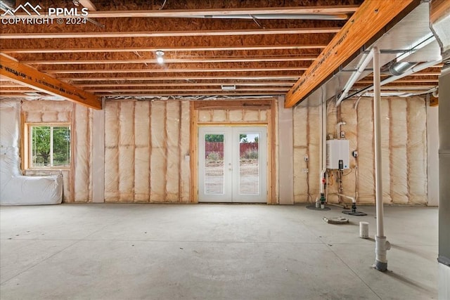 miscellaneous room with water heater