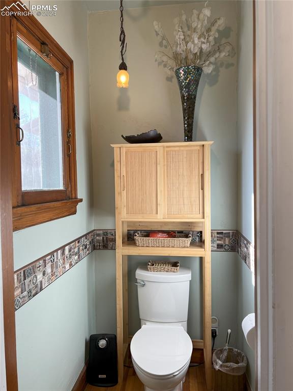 822 Willow St, Trinidad, CO 81082 - half bathroom with toilet