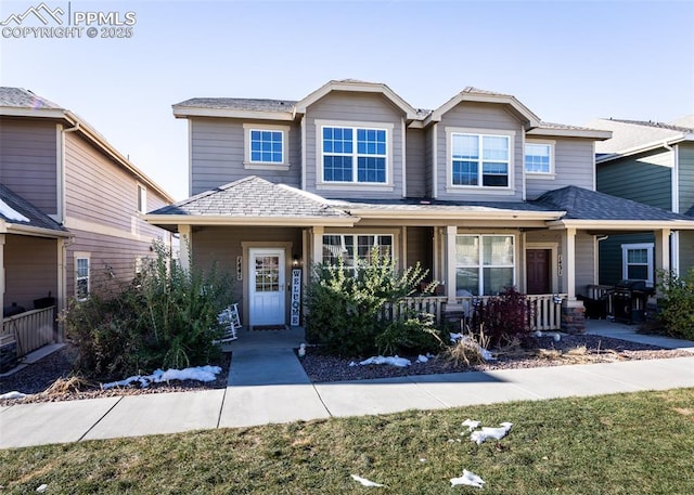 1441 Kempton Aly, Colorado Springs, CO 80910 - view of front facade featuring covered porch