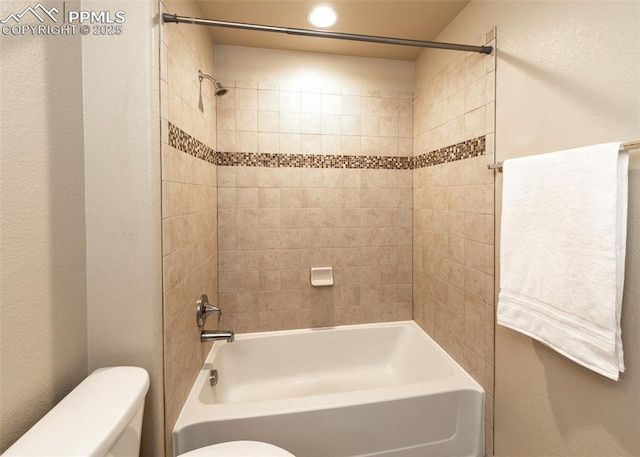 1441 Kempton Aly, Colorado Springs, CO 80910 - bathroom featuring toilet and shower / bath combination