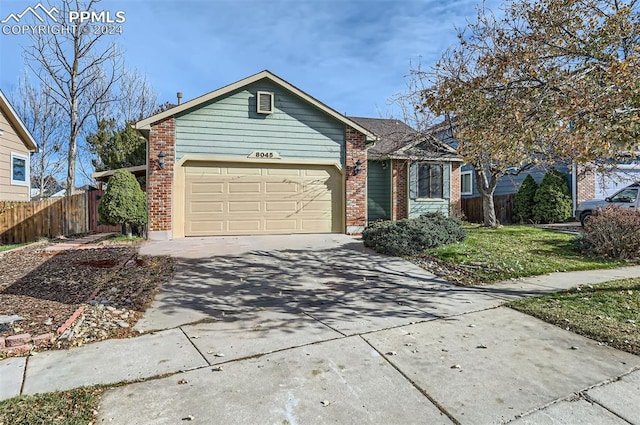 ranch-style house with a garage