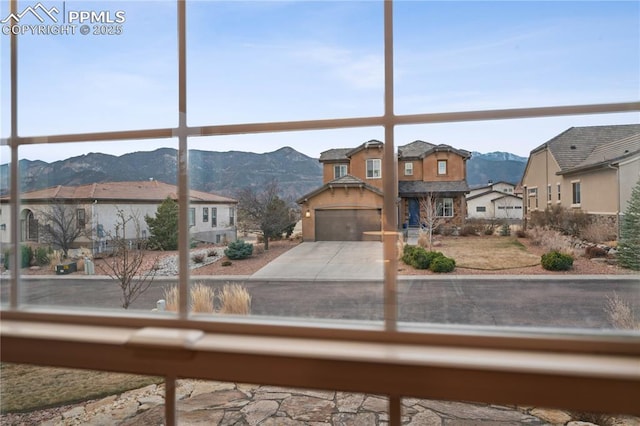 2933 Cathedral Park Vw, Colorado Springs, CO 80904 - detailed view of a residential view and mountains