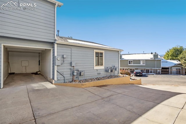 view of rear view of house