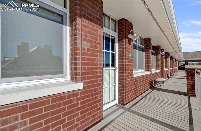 view of property exterior featuring covered porch