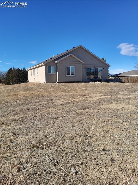 view of rear view of property