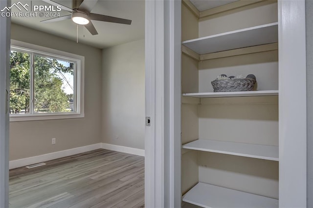 view of closet