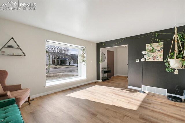 interior space featuring hardwood / wood-style flooring