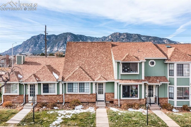 view of property featuring a mountain view