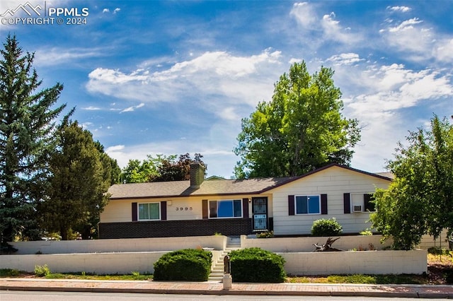 view of ranch-style home