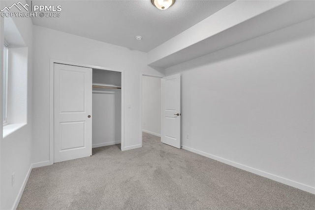5265 Gansevoort Dr, Colorado Springs, CO 80927 - unfurnished bedroom with carpet flooring and a closet