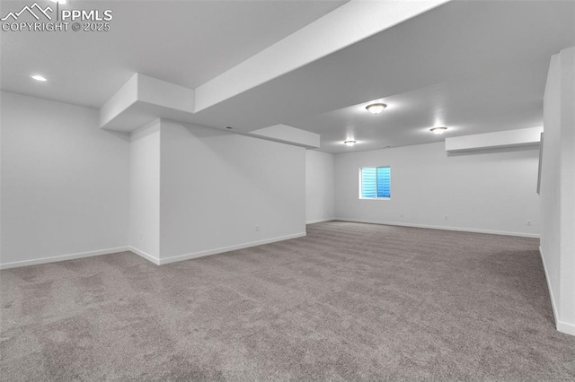 5265 Gansevoort Dr, Colorado Springs, CO 80927 - basement featuring carpet and baseboards