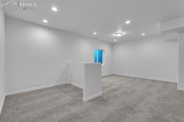5265 Gansevoort Dr, Colorado Springs, CO 80927 - carpeted spare room featuring recessed lighting and baseboards