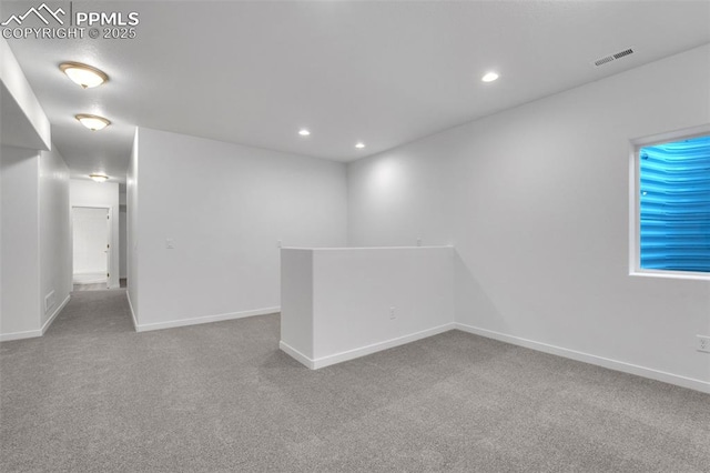5265 Gansevoort Dr, Colorado Springs, CO 80927 - unfurnished room featuring carpet flooring and recessed lighting