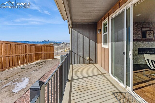 7680 Almond Wood Loop, Colorado Springs, CO 80908 - balcony with a mountain view
