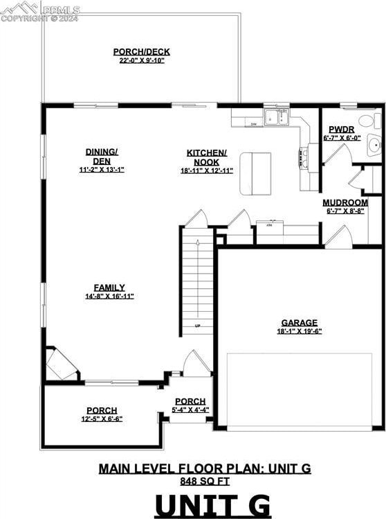 701 Little Bear Grv, Colorado Springs, CO 80907 - floor plan