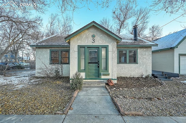 view of bungalow