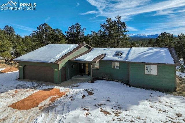 ranch-style house with a garage