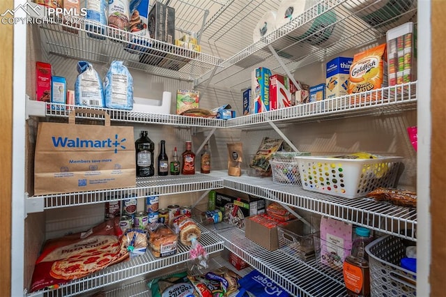 view of pantry