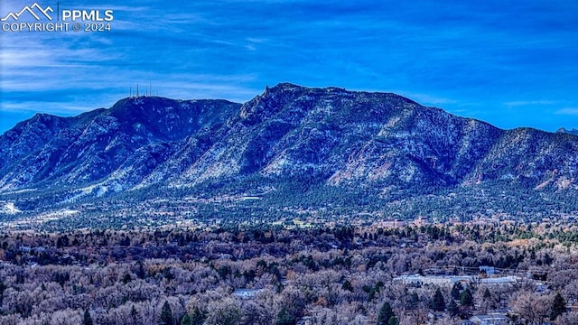 view of mountain feature