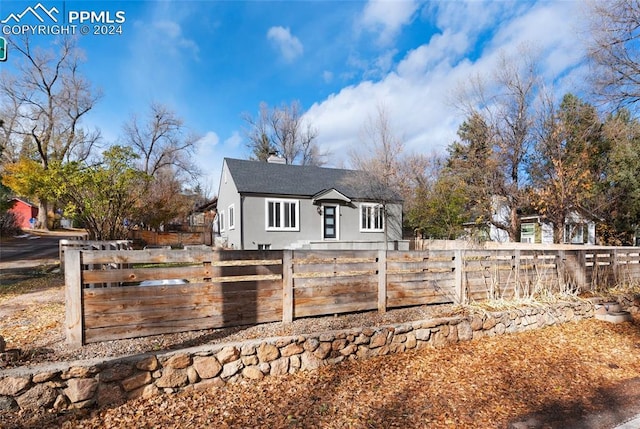 view of side of property