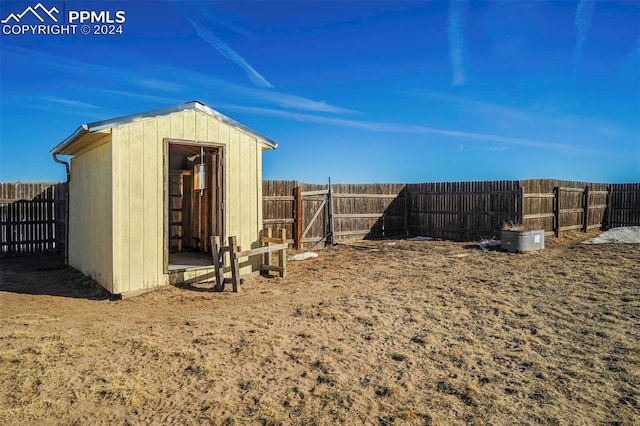 view of outbuilding