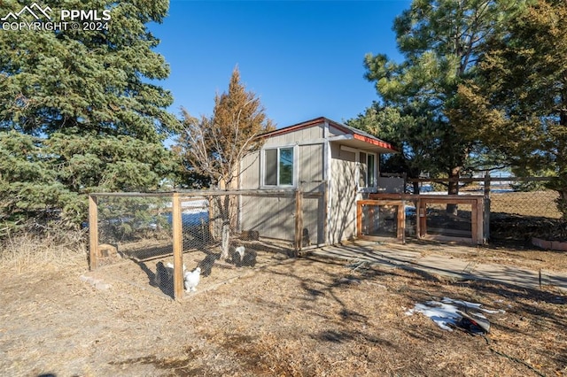 view of outbuilding