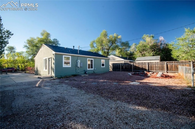 view of rear view of house