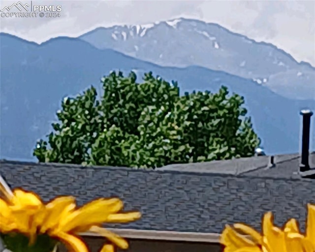 view of mountain feature