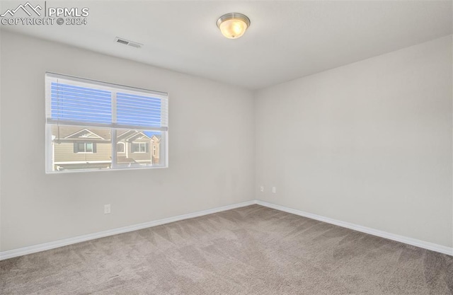 carpeted empty room with a healthy amount of sunlight