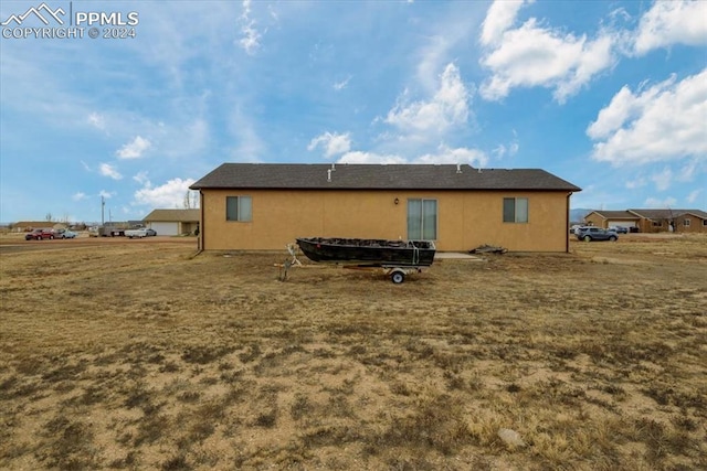 view of rear view of property