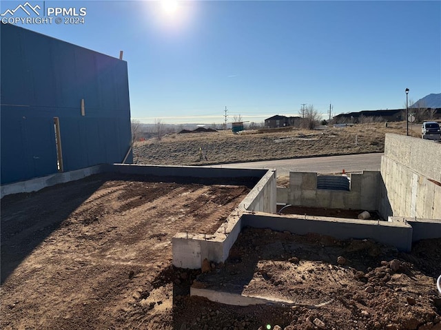 view of storm shelter