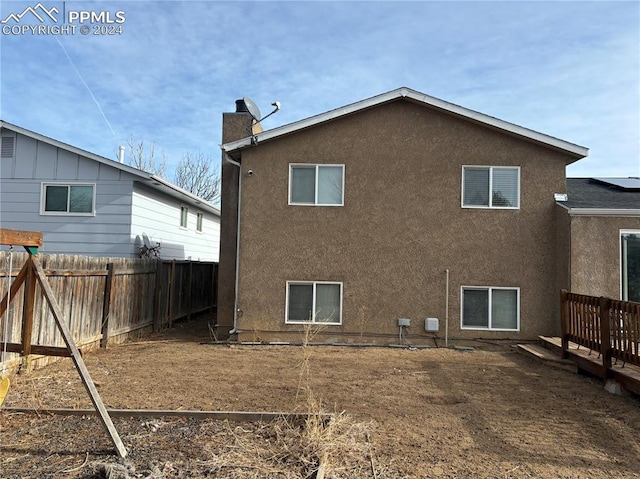 view of rear view of house