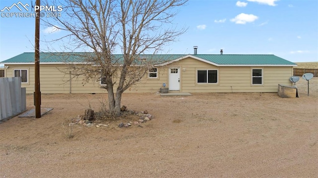 view of front of home