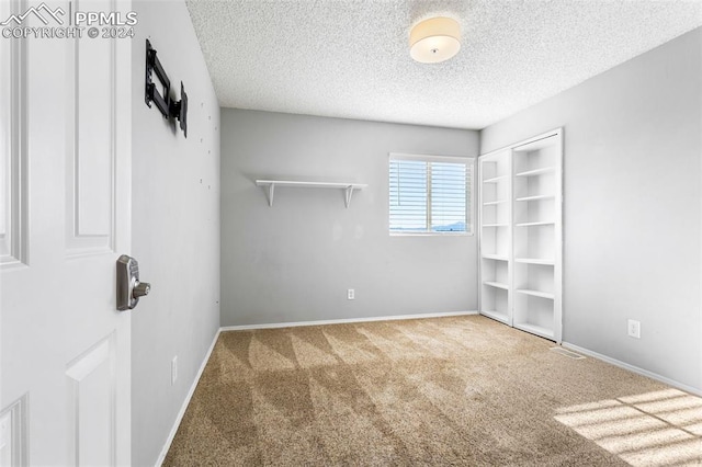 walk in closet featuring carpet floors