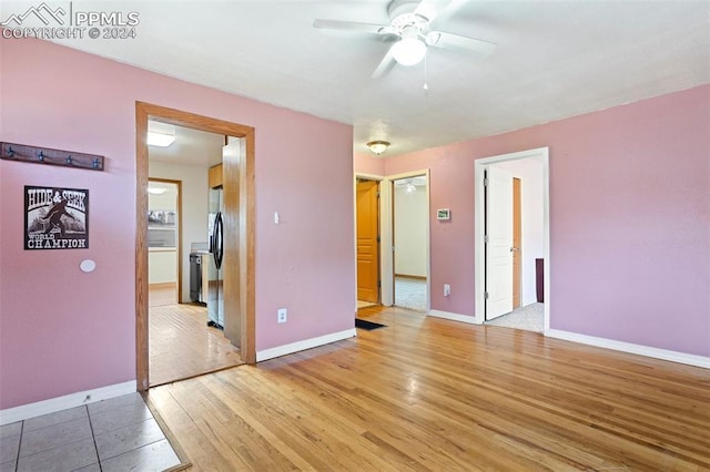 928 Alexander Rd, Colorado Springs, CO 80909 - unfurnished room featuring ceiling fan and light wood-type flooring