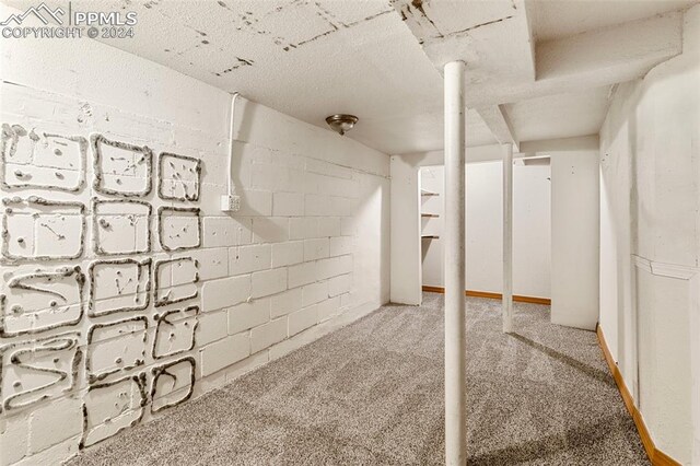 928 Alexander Rd, Colorado Springs, CO 80909 - basement with carpet