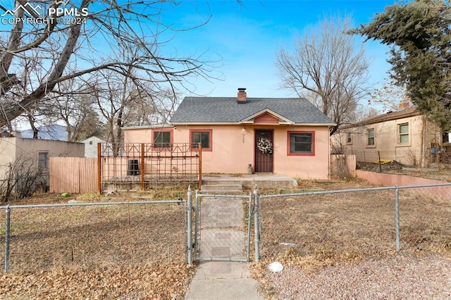 view of bungalow-style home