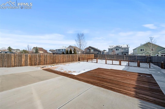 view of patio / terrace featuring a deck