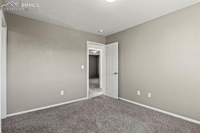 unfurnished bedroom featuring carpet floors