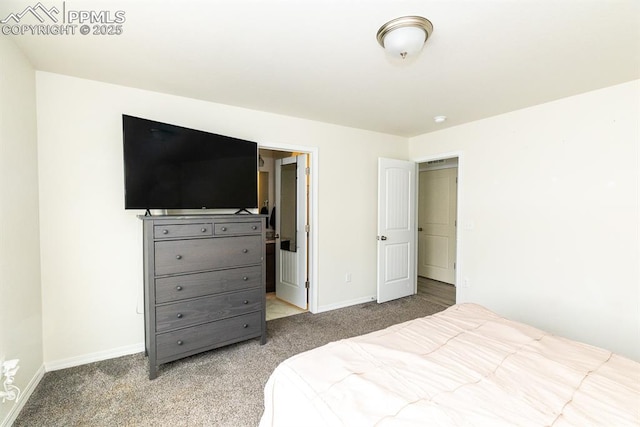 bedroom with carpet flooring