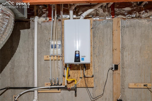 utilities with tankless water heater