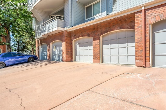 exterior space with a balcony