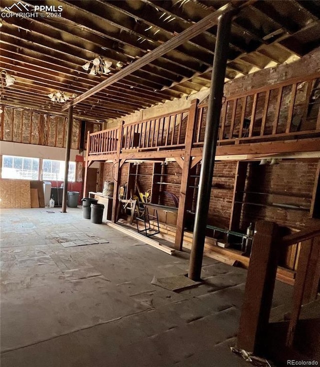 view of horse barn