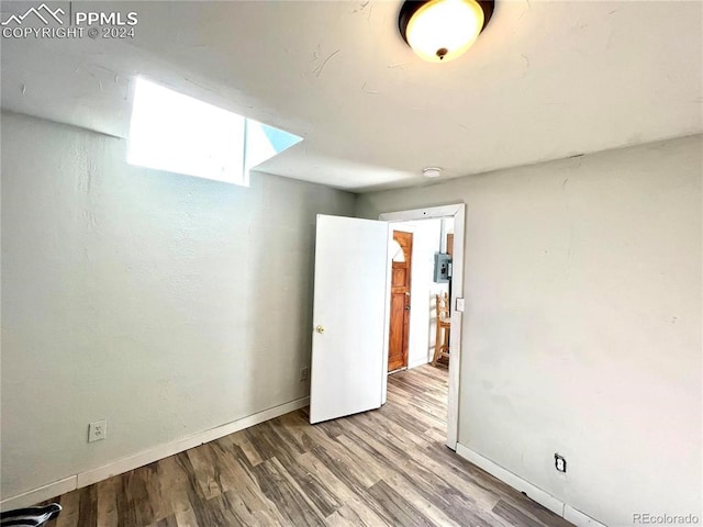 interior space featuring light hardwood / wood-style flooring