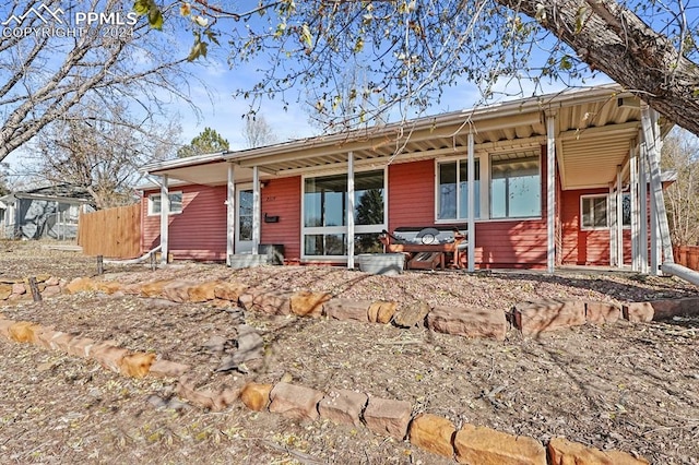 view of back of house